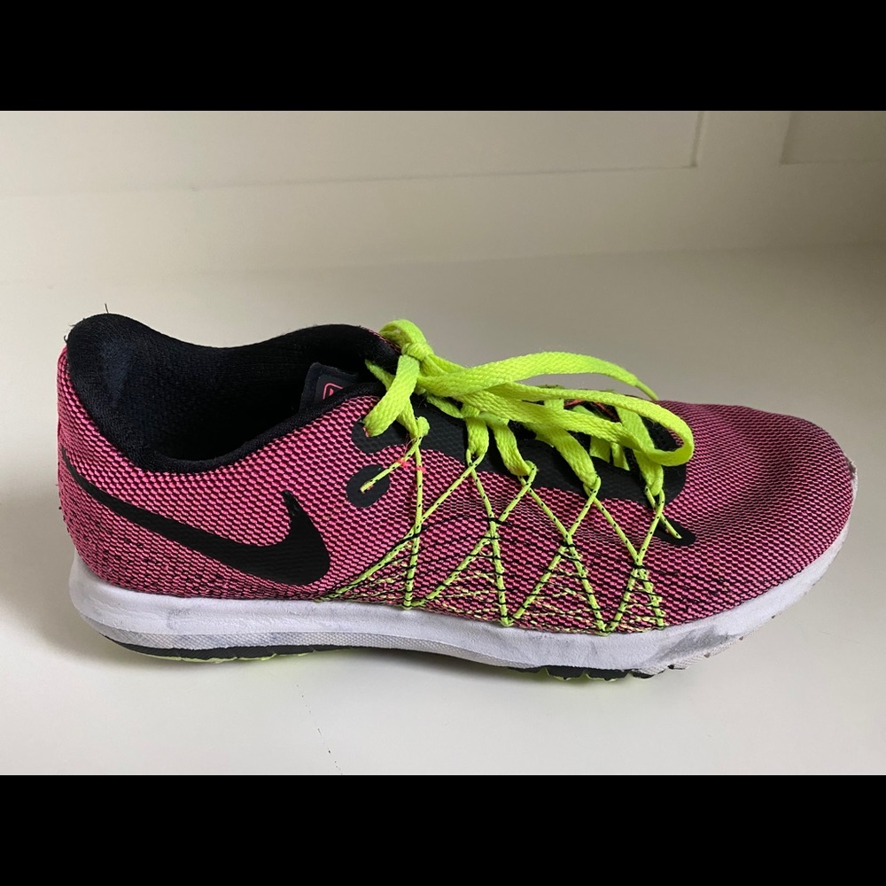 Nike running shoes (Girls: size 4.5)